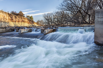 Image showing river diversion dam in Colorado