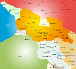 Image showing georgia map