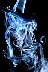 Image showing Blue smoke