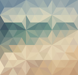 Image showing Retro triangle background