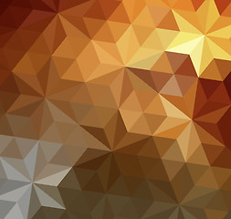 Image showing Retro triangle background