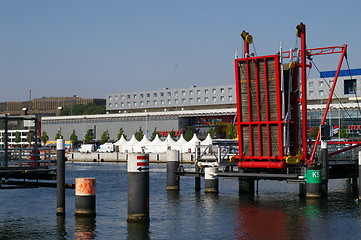 Image showing Drawbridge in Kiel in Germany