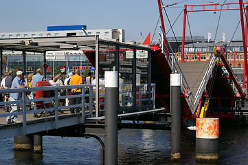 Image showing Open bridge in Kiel in Germany