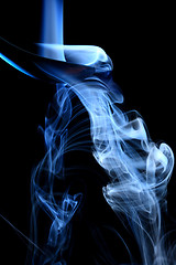 Image showing Blue smoke