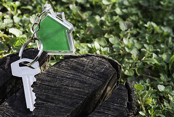 Image showing Keychain in a shape of house