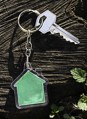 Image showing Keychain in a shape of house