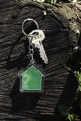 Image showing Keychain in a shape of house