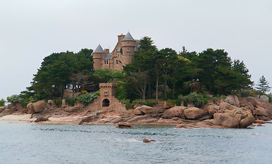 Image showing castle near Perros-Guirec