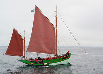 Image showing nostalgic sailboat