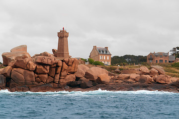 Image showing Lighthouse at Perros-Guirec