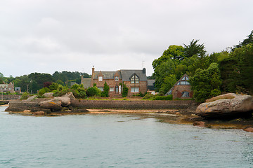 Image showing idyllic scenery around Perros-Guirec