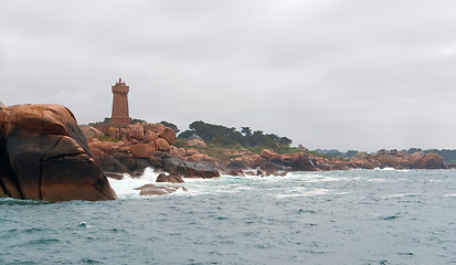 Image showing Lighthouse at Perros-Guirec