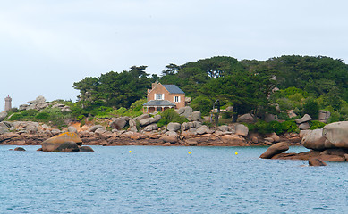 Image showing idyllic scenery around Perros-Guirec