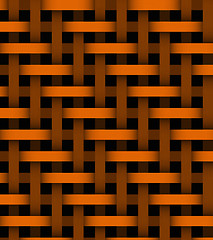 Image showing Abstract orange lines on background