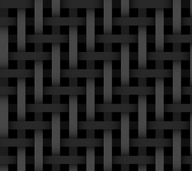 Image showing Abstract black lines on background