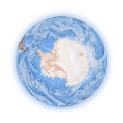 Image showing Antarctica on planet Earth