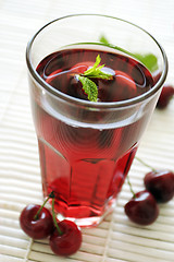 Image showing cherry drink