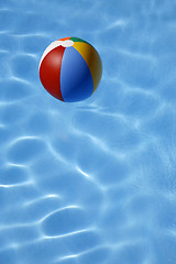 Image showing Beachball in Water