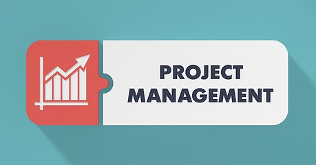 Image showing Project Management Concept in Flat Design.