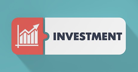 Image showing Investment Concept in Flat Design.