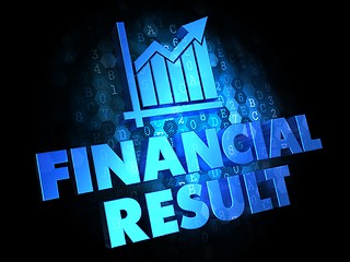 Image showing Financial Result Concept on Digital Background.