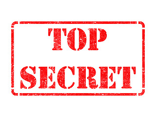 Image showing Top Secret -  Red Rubber Stamp.