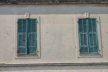 Image showing French windows