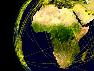 Image showing Africa connections