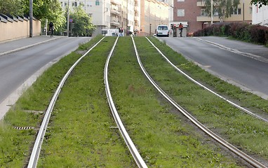 Image showing Tram track