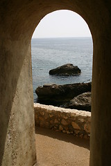 Image showing Coastal path on the French Riviera