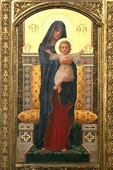 Image showing Blessed Virgin Mary with baby Jesus