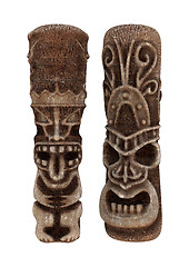 Image showing Tiki Statues