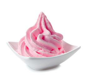 Image showing pink ice cream