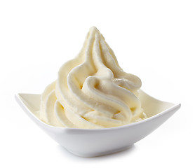 Image showing white ice cream