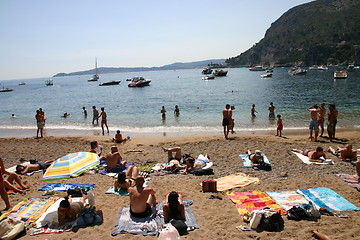 Image showing Beach, French Riviera