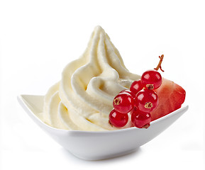 Image showing white ice cream