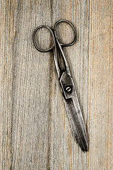 Image showing pair of old scissors 