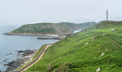 Image showing Seven Islands with lighthouse