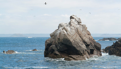 Image showing rock formation at Seven Islands