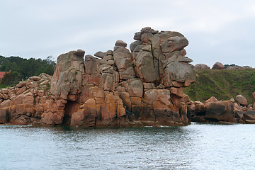 Image showing rock formation near Seven Islands