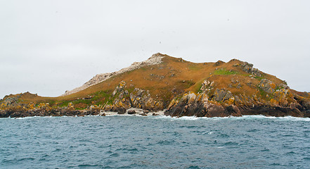 Image showing a distant bird sanctuary at Seven Islands