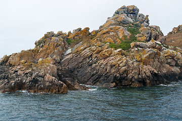 Image showing rock formation at Seven Islands