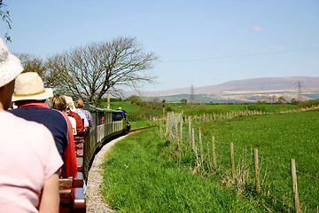 Image showing narrow gauge passenger train