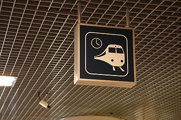 Image showing Train sign