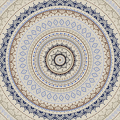 Image showing Mandala. Indian decorative pattern.