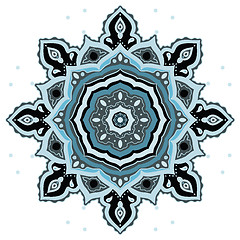 Image showing Mandala. Indian decorative pattern.