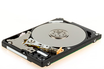 Image showing uncovered 2,5 inch notebook hard drive