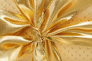 Image showing detail of golden ribbon