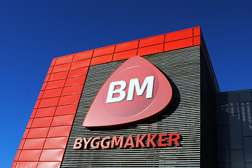 Image showing Byggmakker sign