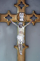 Image showing Jesus crucified on the cross